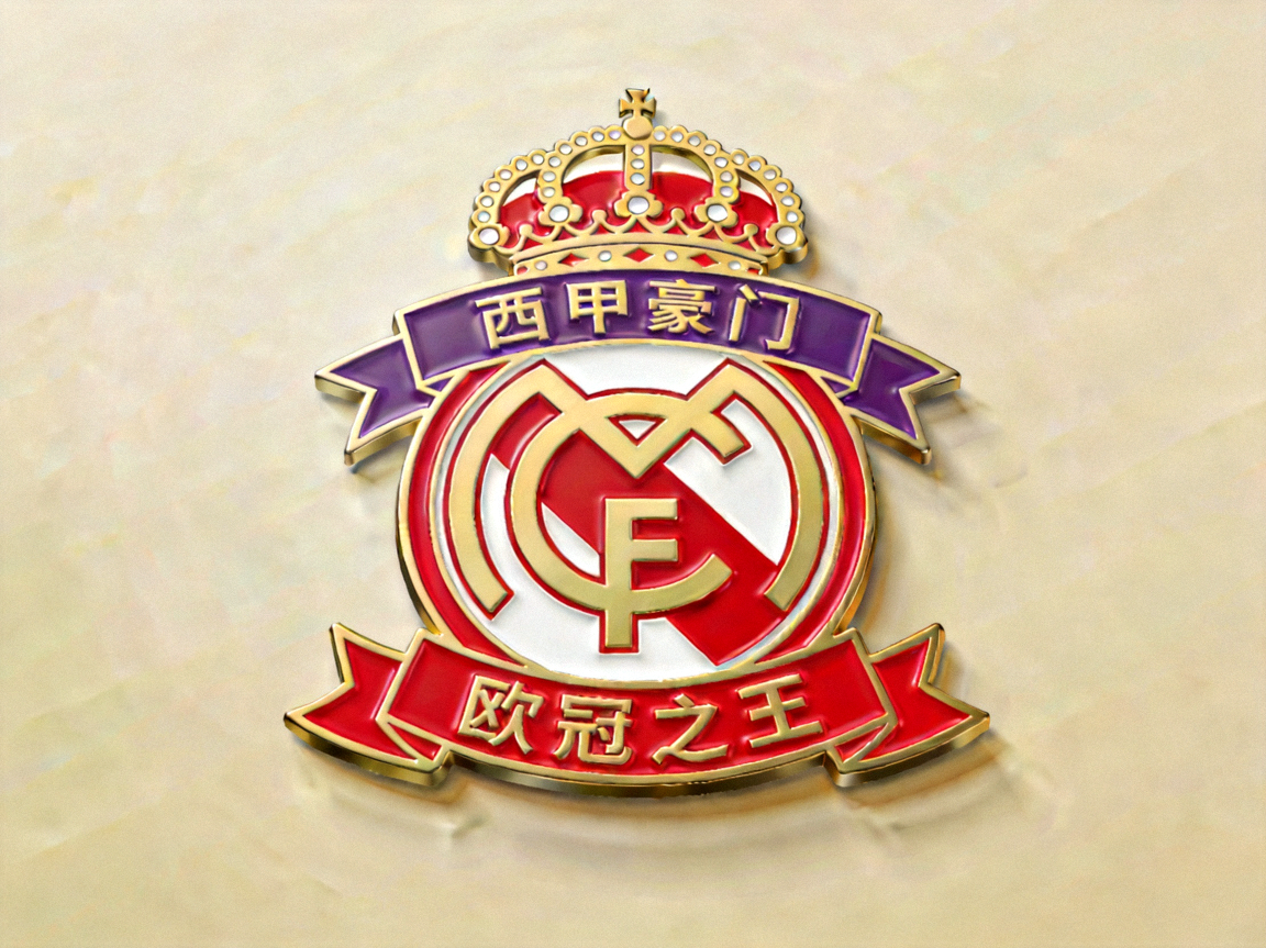 皇家马德里足球俱乐部徽章，西甲豪门，欧冠之王